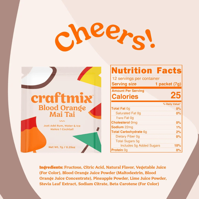 Craftmix DRINK MIX - BLOOD ORANGE MAI TAI
