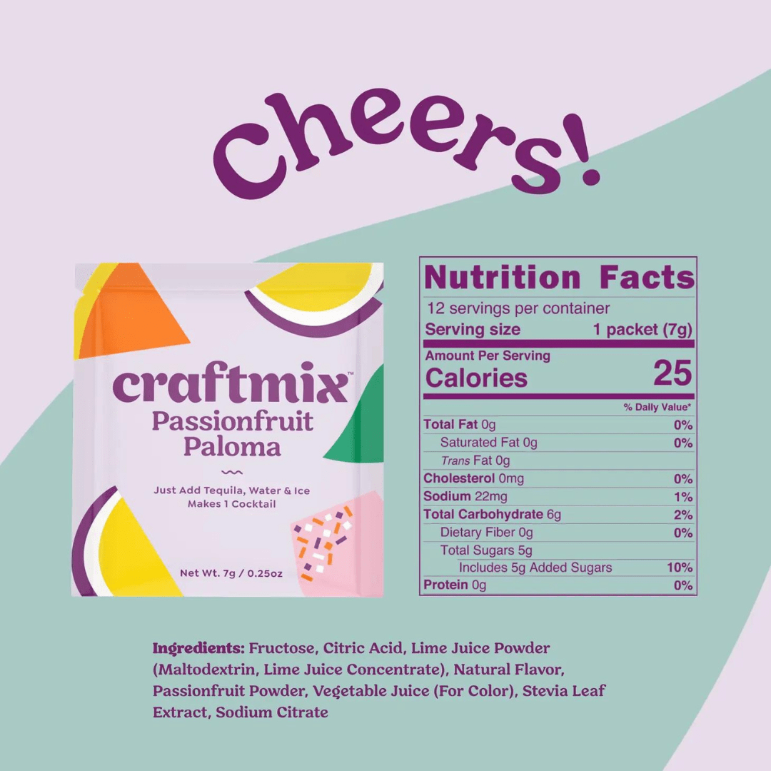 Craftmix DRINK MIX - PASSIONFRUIT PALOMA