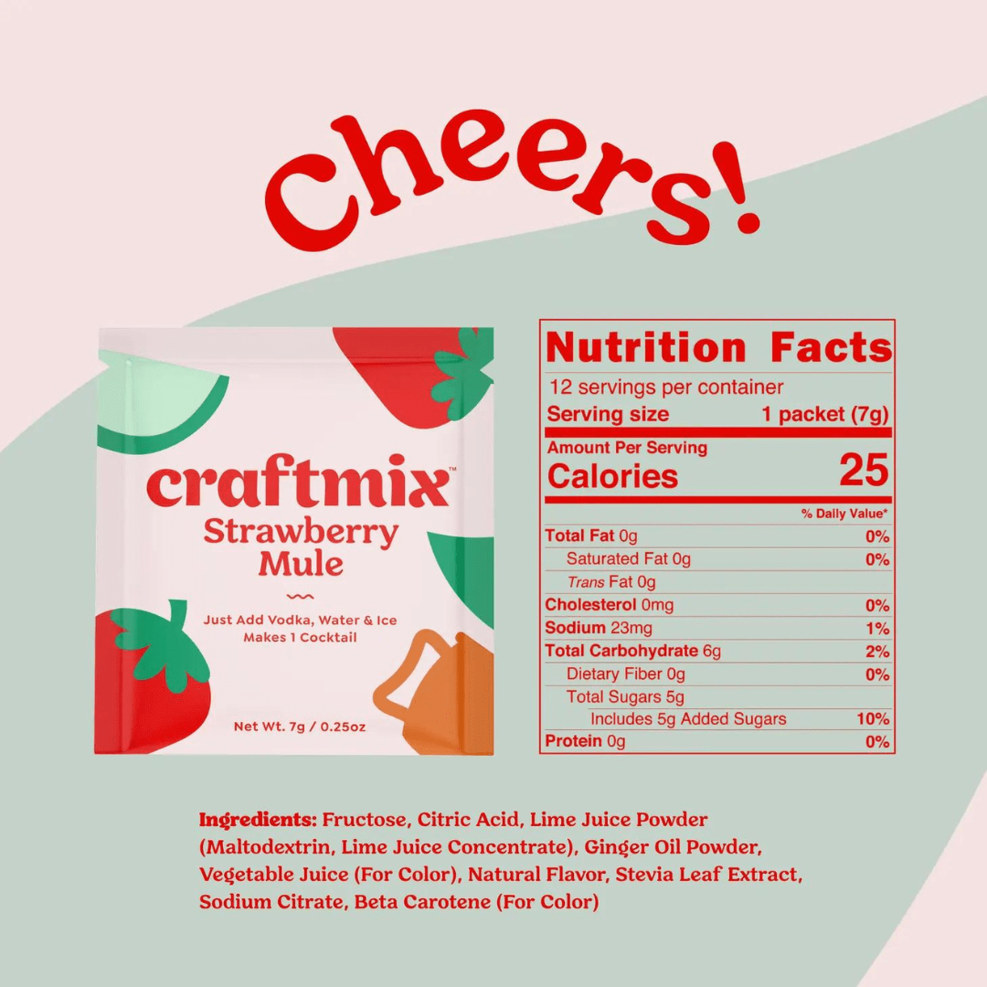 Craftmix DRINK MIX - STRAWBERRY MULE