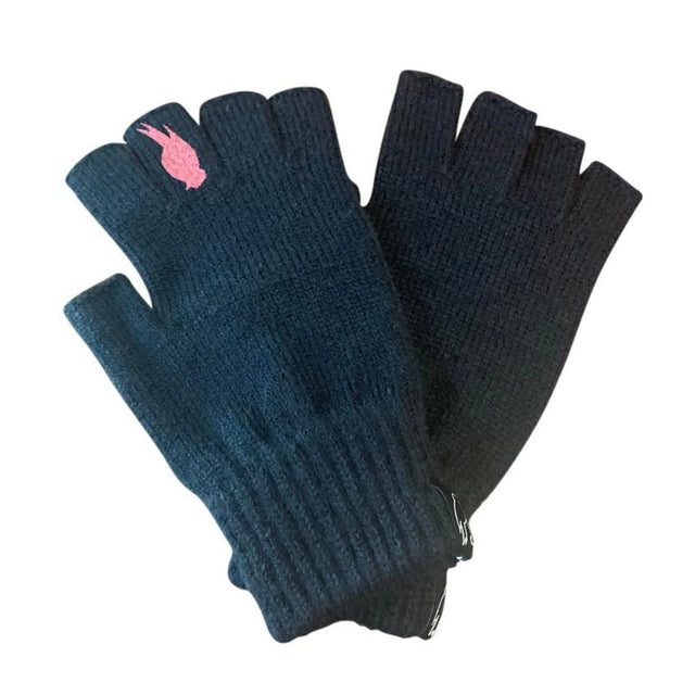 Flip'em the Bird, Inc GLOVES - BLACK WITH PINK BIRD