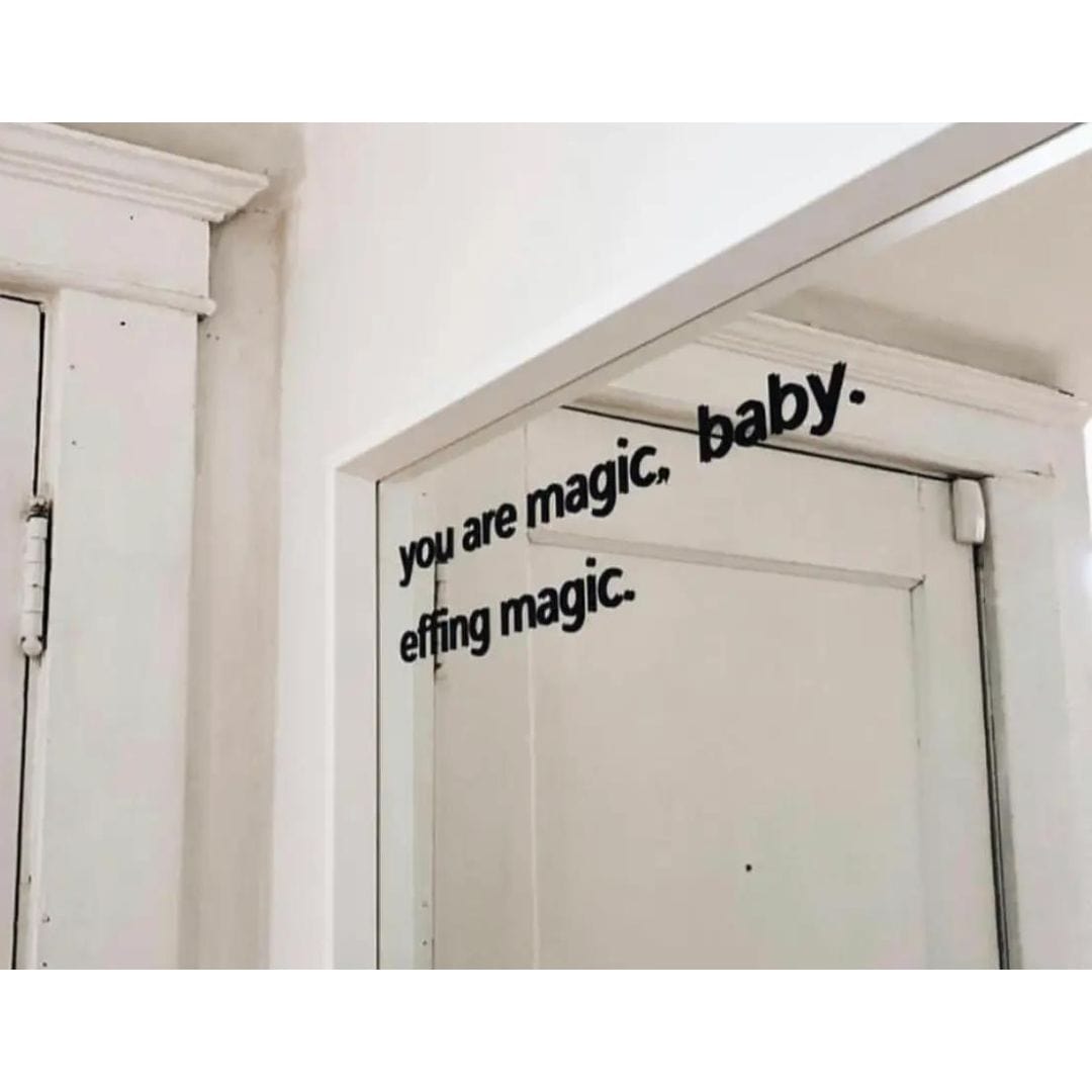 Golden Gems DECAL - YOU ARE MAGIC BABY