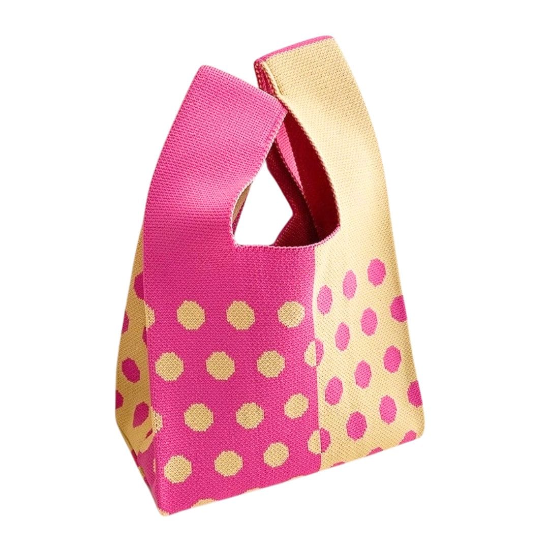MoodGold KNIT TOTE | POLKA DOT