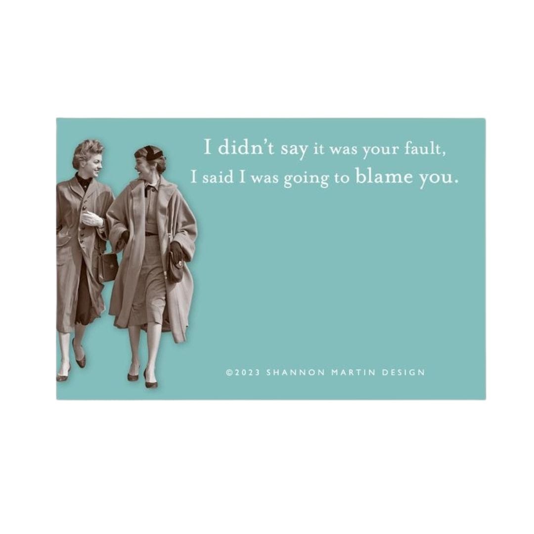 Shannon Martin Design Sticky Notes STICKY NOTES - BLAME YOU