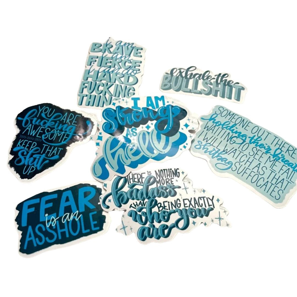 SHEMAZING DESIGNS STICKER PACK SWEAR WORD AFFIRMATIONS SNARKY GAL