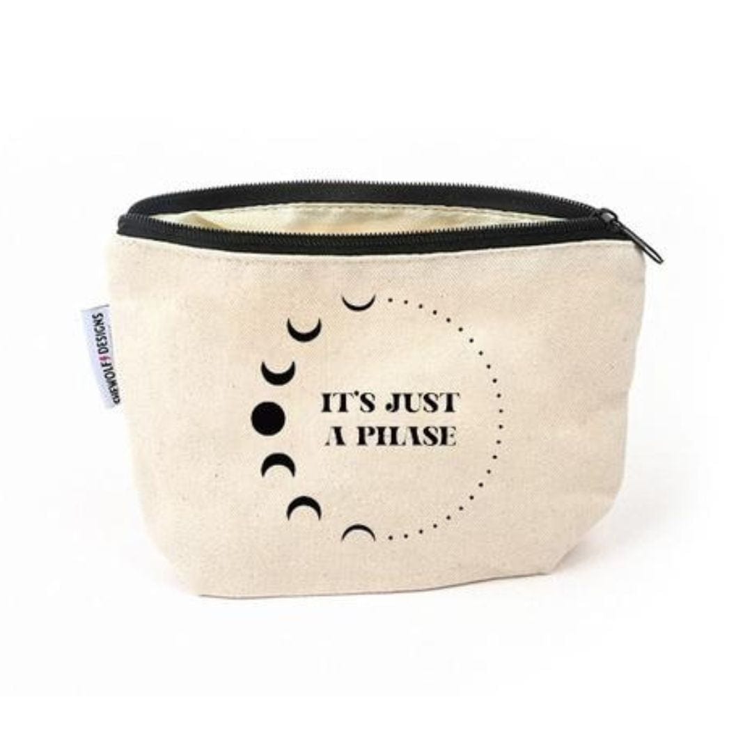 SHEWOLF Designs Apparel & Accessories Copy of CANVAS POUCH - TAKE NO SHIT