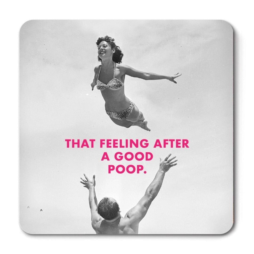 The Raccoon Society MAGNET | THAT FEELING AFTER A GOOD POOP