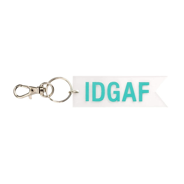 About Face Designs KEY CHAIN ACRYLIC - IDGAF