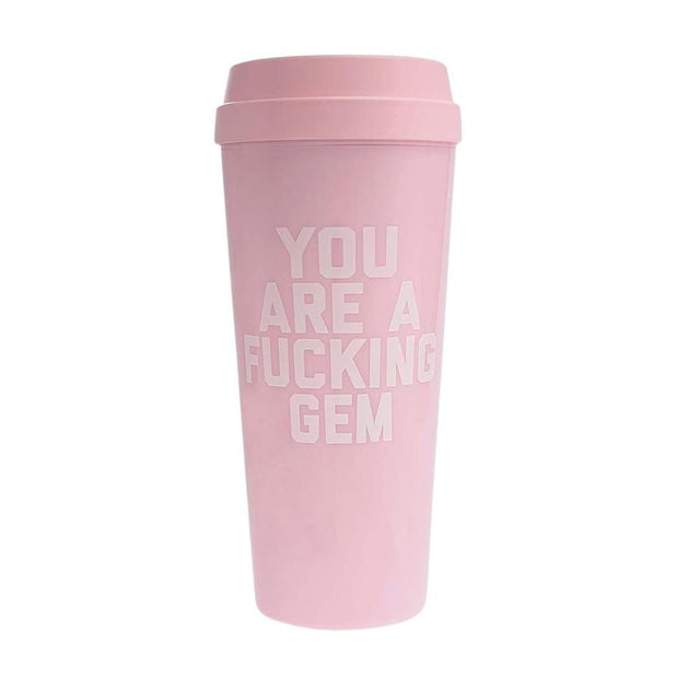 About Face Designs Travel Cup Copy of TUMBLER - ABRACADABRA! NOPE I'M STILL A BITCH!