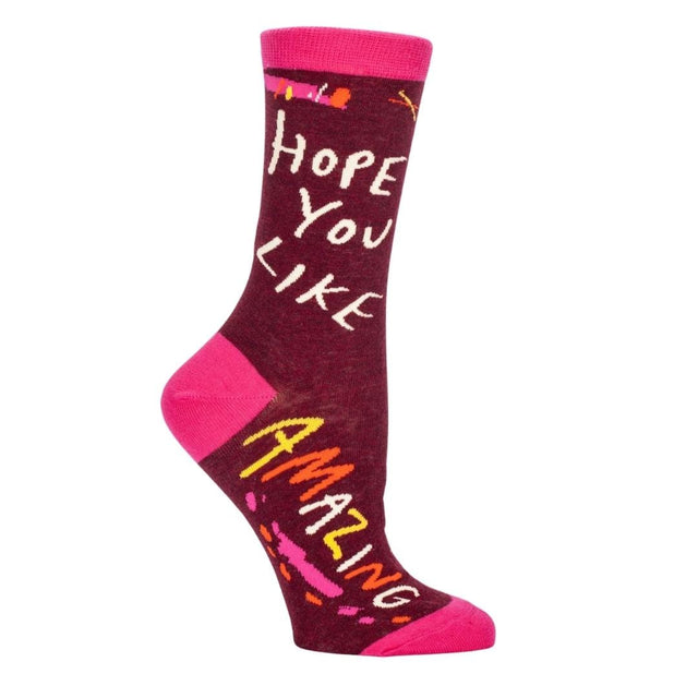 Blue Q Socks SOCKS - HOPE YOU LIKE AMAZING