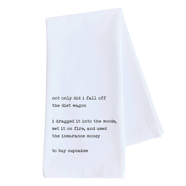 DEV D + CO. DISH TOWEL - DIET WAGON