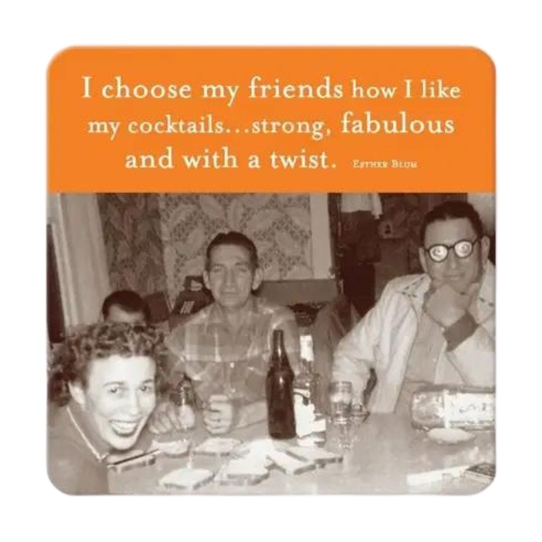 Drinks on Me Coasters Coasters Copy of DRINK COASTER - CUP OF AMBITION