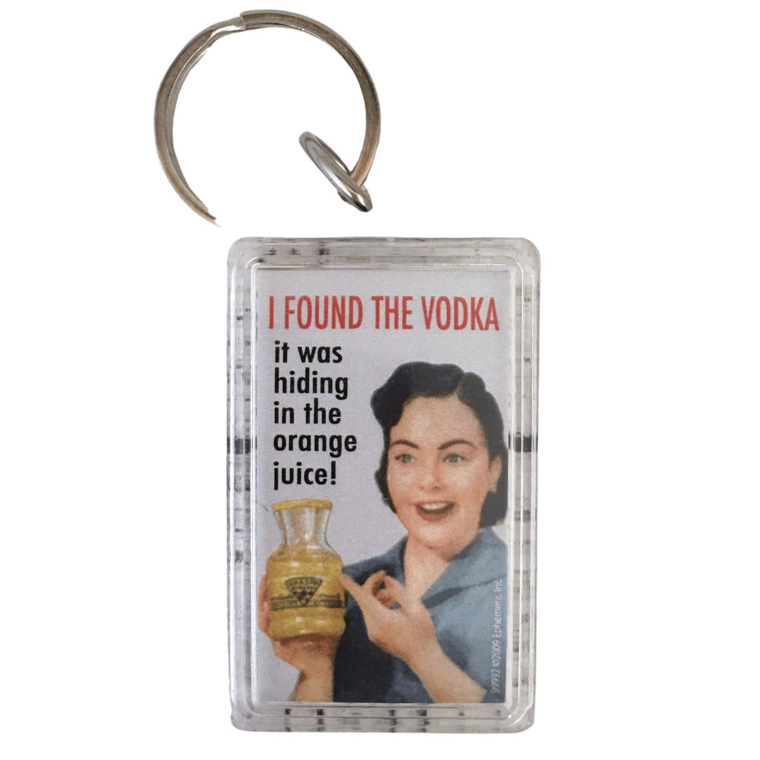 Ephemera Keychains KEYCHAIN - VODKA IN THE OJ