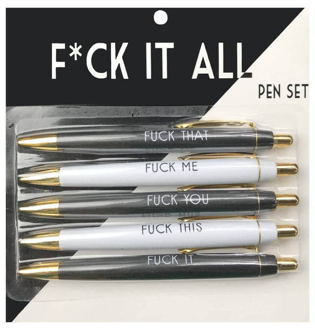 Fun Club PEN SET - FUCK IT ALL
