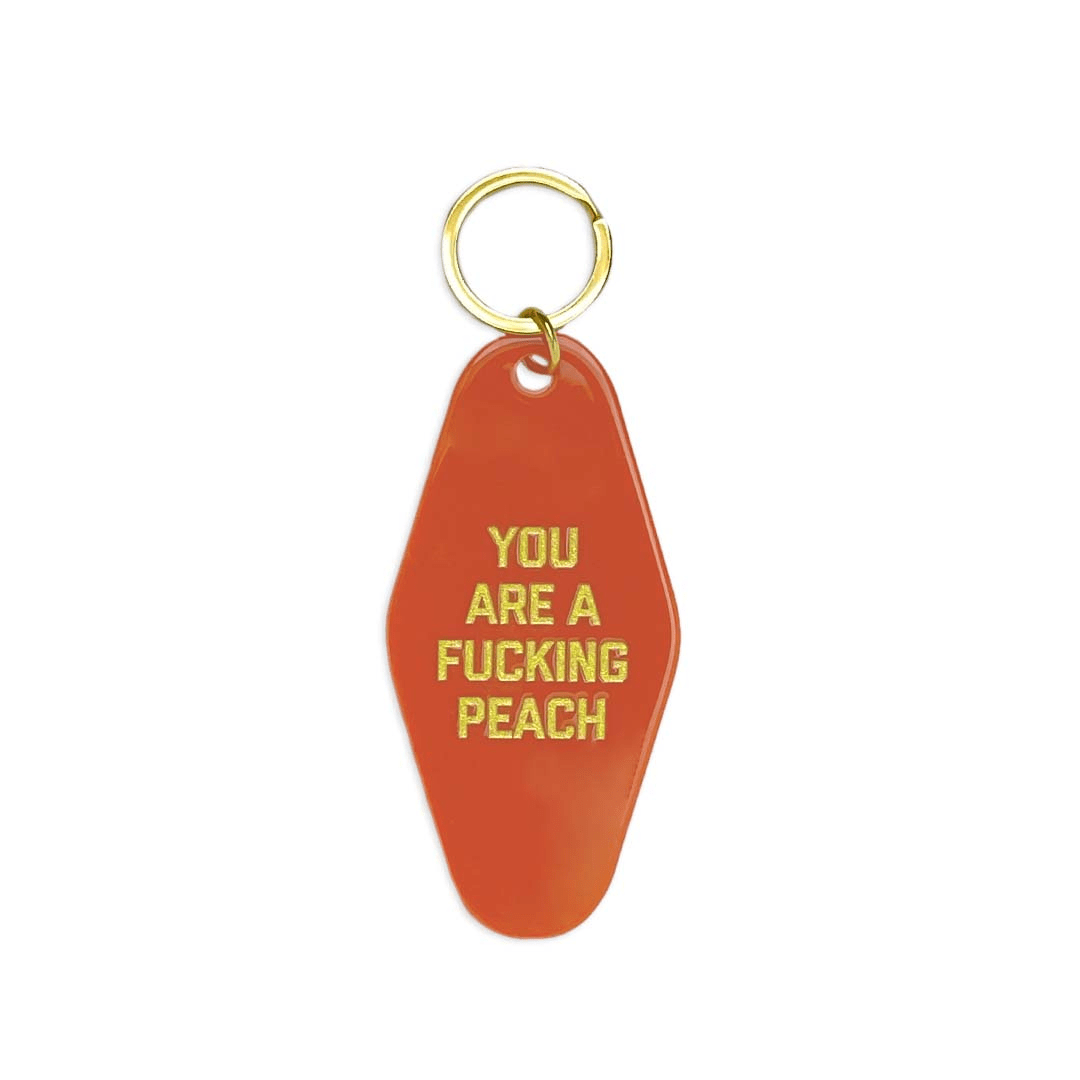 GetBullish Keychains Copy of MOTEL KEYCHAIN - FUCK YES YOU GLORIOUS BITCH