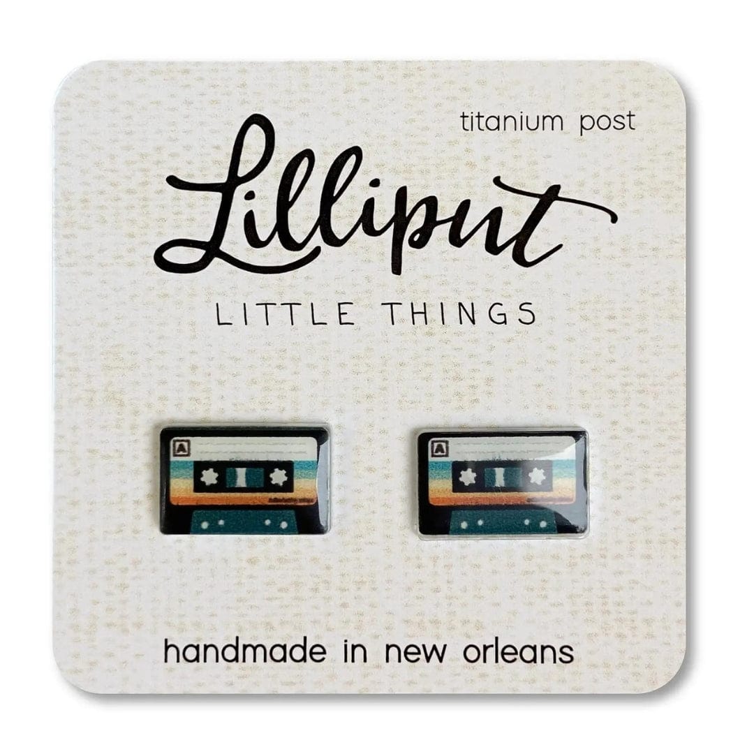 Lilliput EARRINGS - MINI CASSETTE
