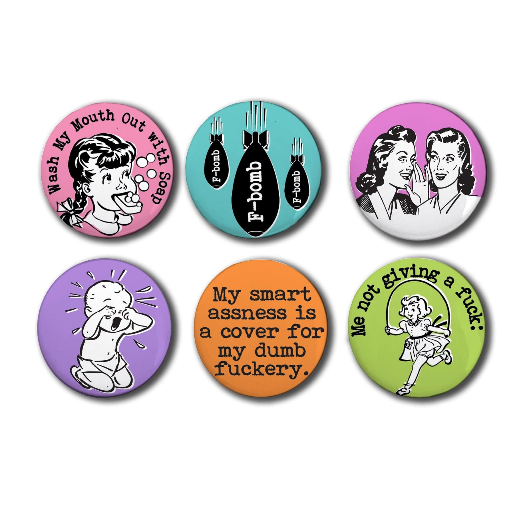 Oso + Bean Magnets MAGNETS - SNARKY MAGNET SET