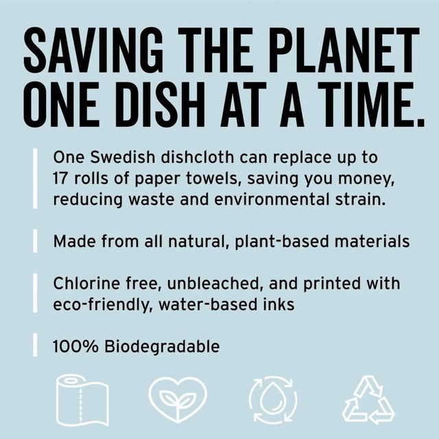RubiaRojo SWEDISH DISHCLOTH - YIPPEE KI-YAY MF