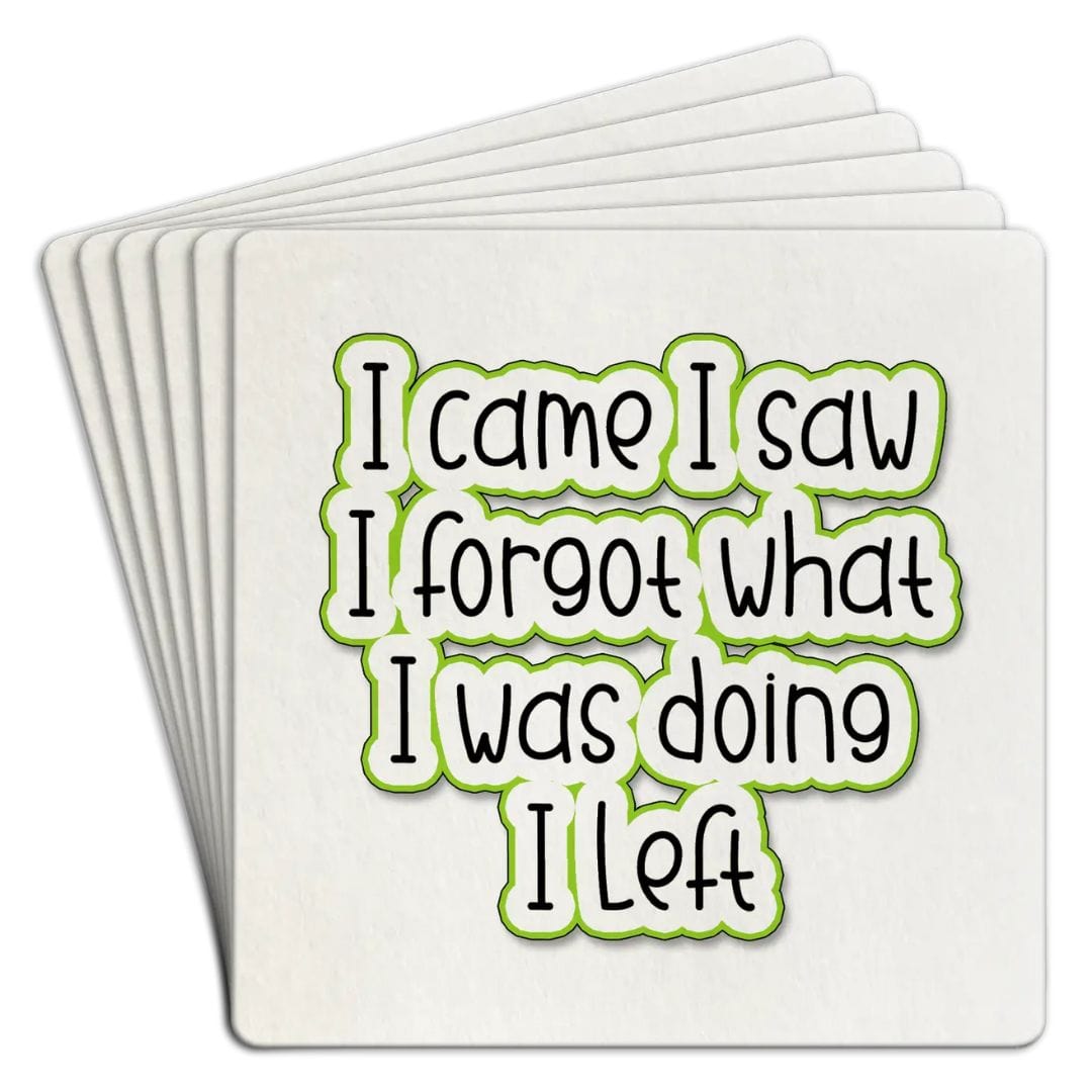 Tipsy Coasters & Gifts Coasters DRINK COASTERS - FORGOT WHAT I WAS DOING
