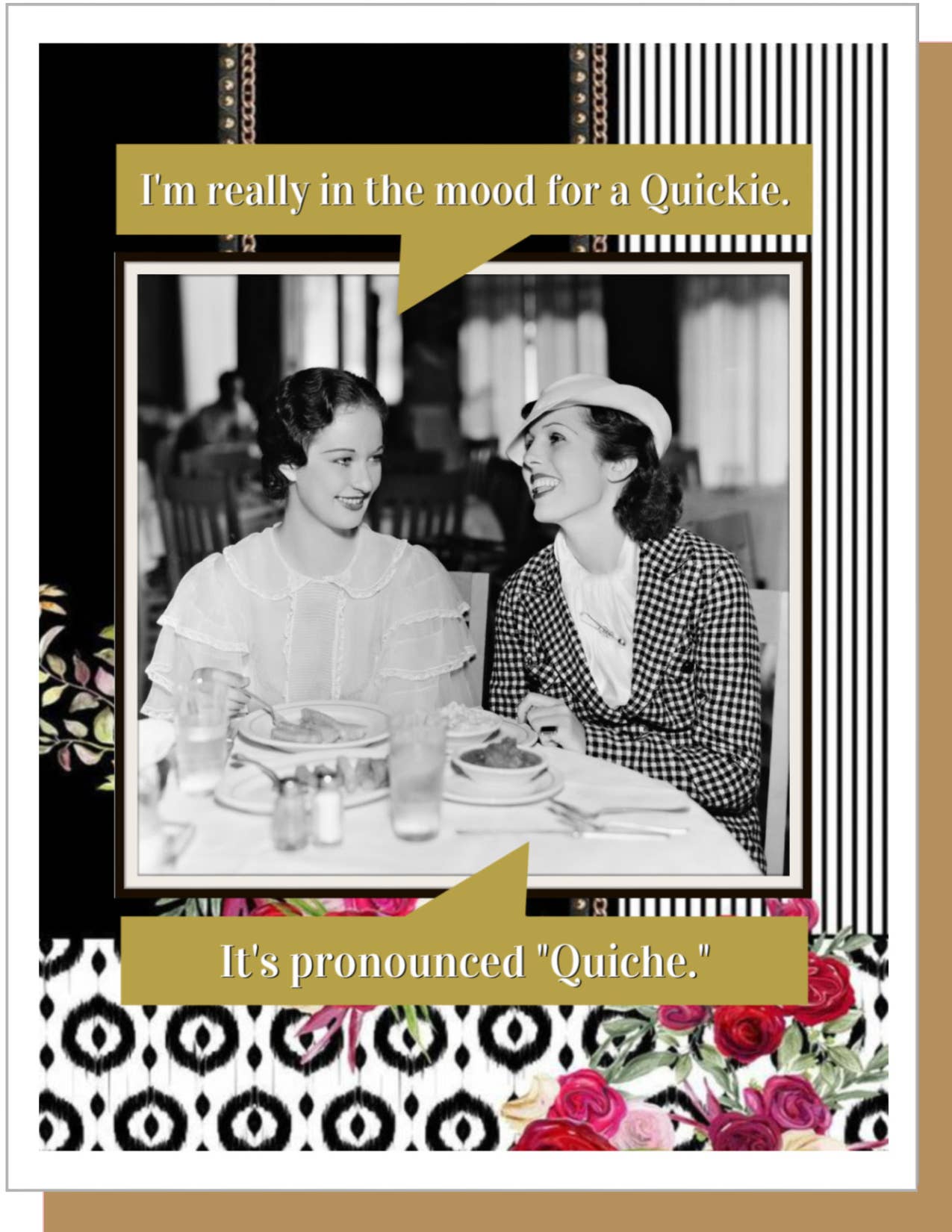 Umlaut Brooklyn Cards CARD - IT'S PRONOUNCED QUICHE