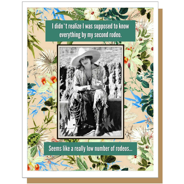 Umlaut Brooklyn Cards CARD - SECOND RODEO