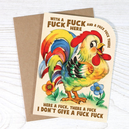Bad Betty Greeting Co. Cards CARD | WITH A FUCK FUCK HERE