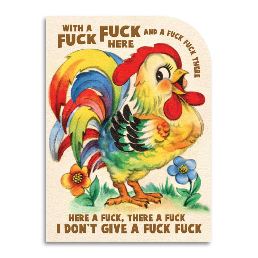 Bad Betty Greeting Co. Cards CARD | WITH A FUCK FUCK HERE