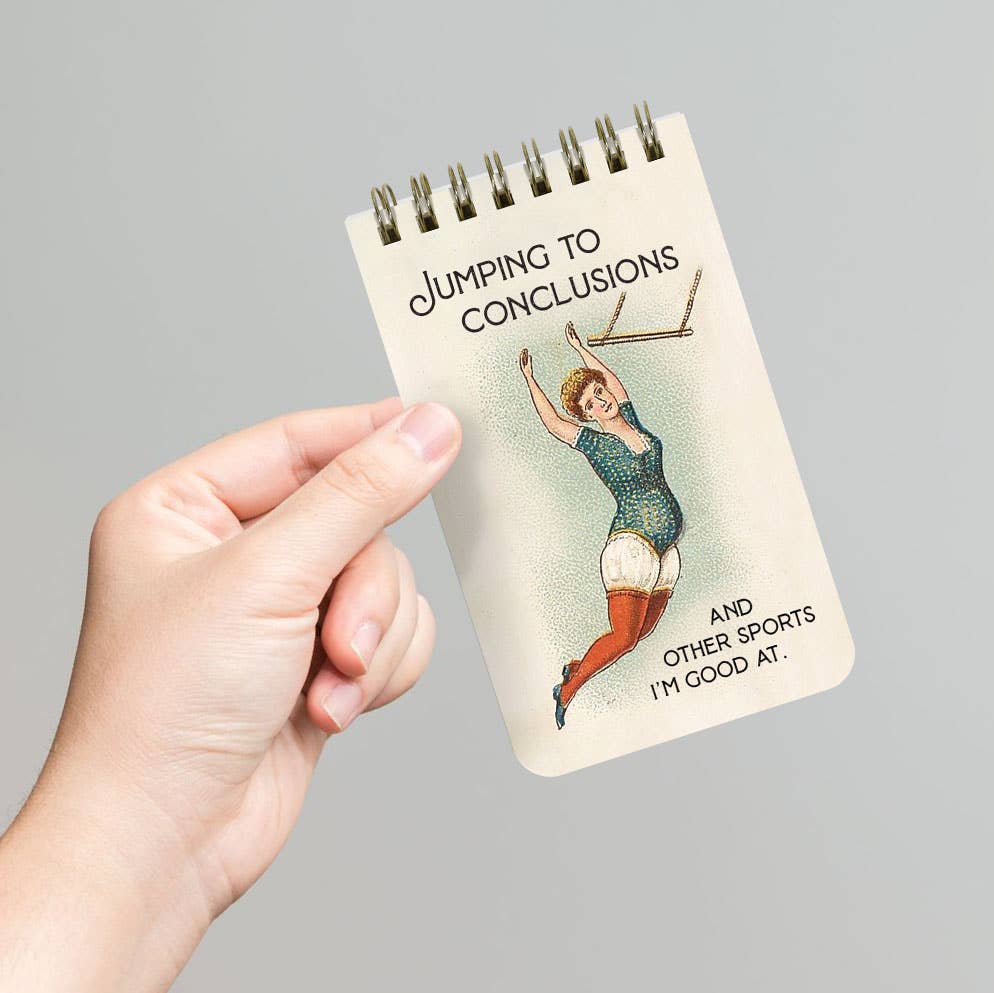 Bad Betty Greeting Co. Notebooks & Notepads NOTEPAD | JUMPING TO CONCLUSIONS