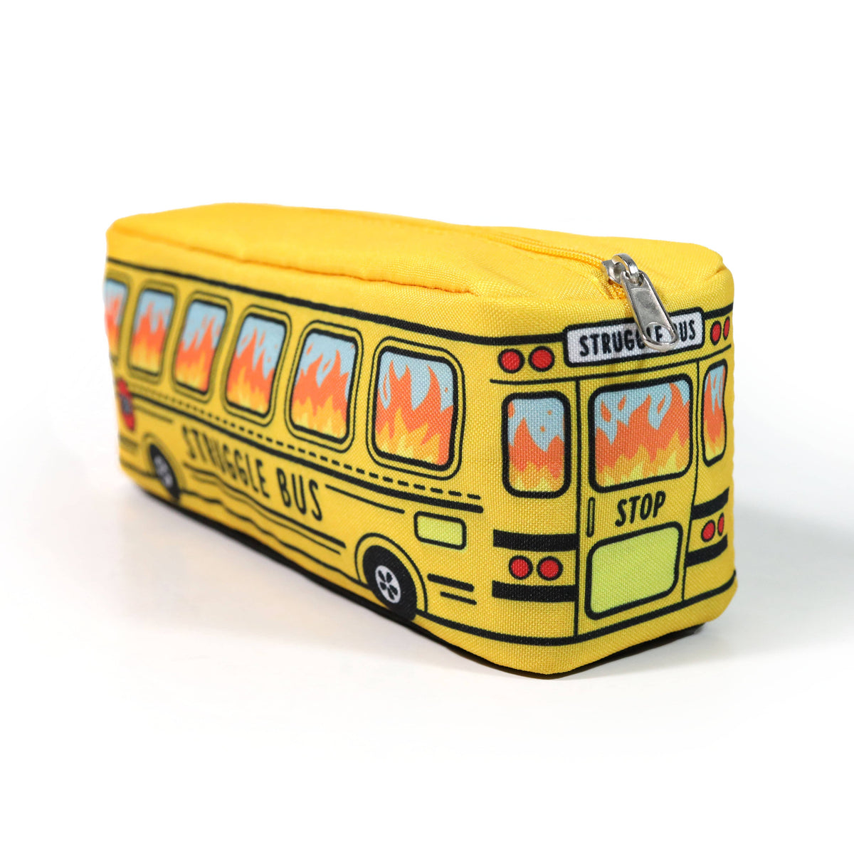 Bad Betty Greeting Co. Zipper Pouch PENCIL CASE | STRUGGLE BUS