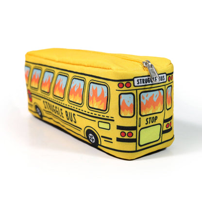 Bad Betty Greeting Co. Zipper Pouch PENCIL CASE | STRUGGLE BUS