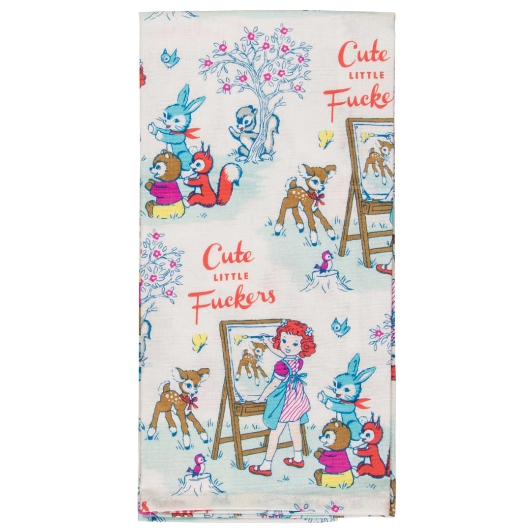 Blue Q Dish Towels DISH TOWEL | CUTE LITTLE FUCKERS