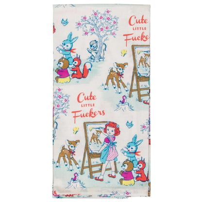 Blue Q Dish Towels DISH TOWEL | CUTE LITTLE FUCKERS