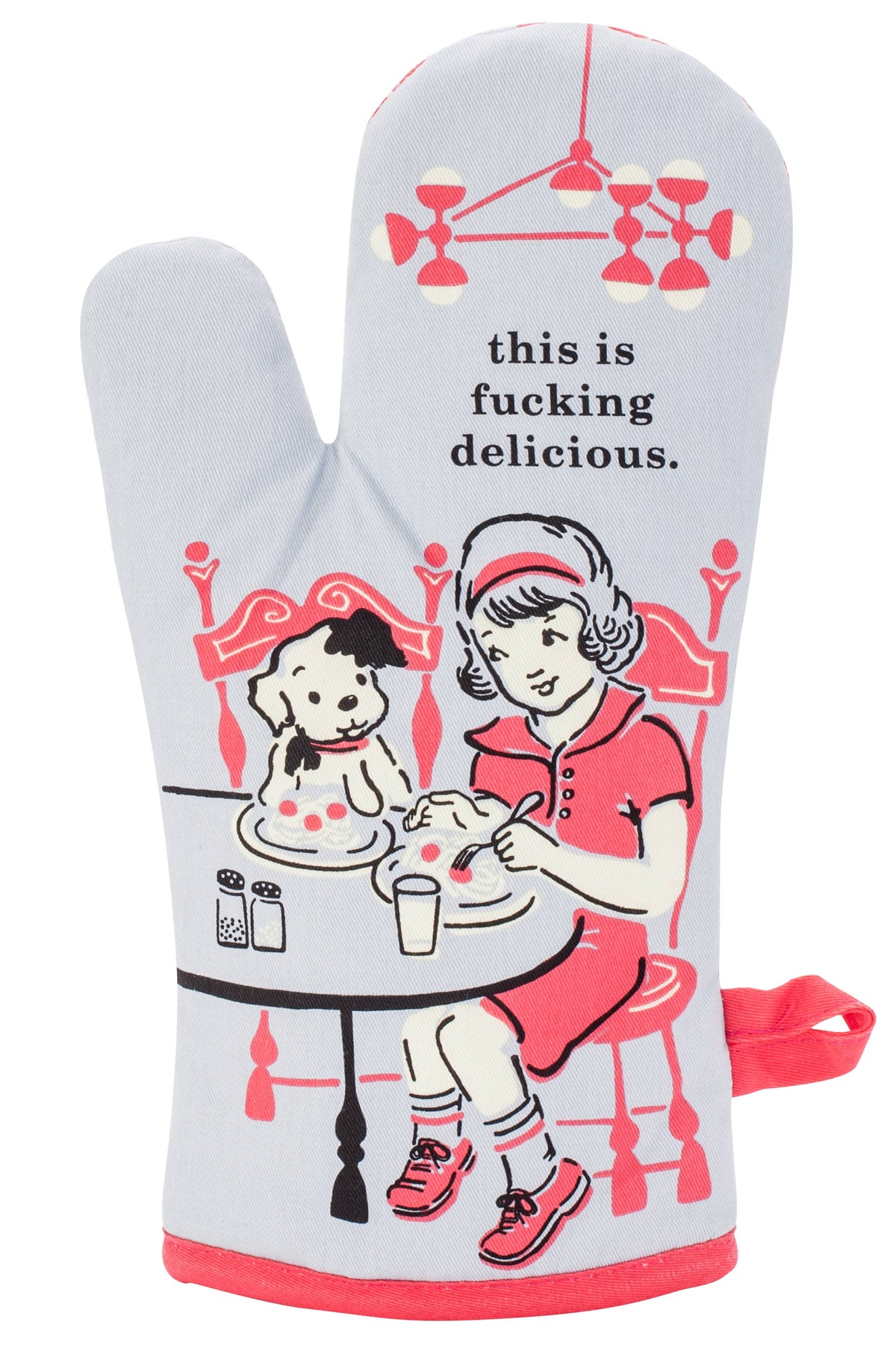 Blue Q Kitchen Towels OVEN MITT | FUCKING DELICIOUS
