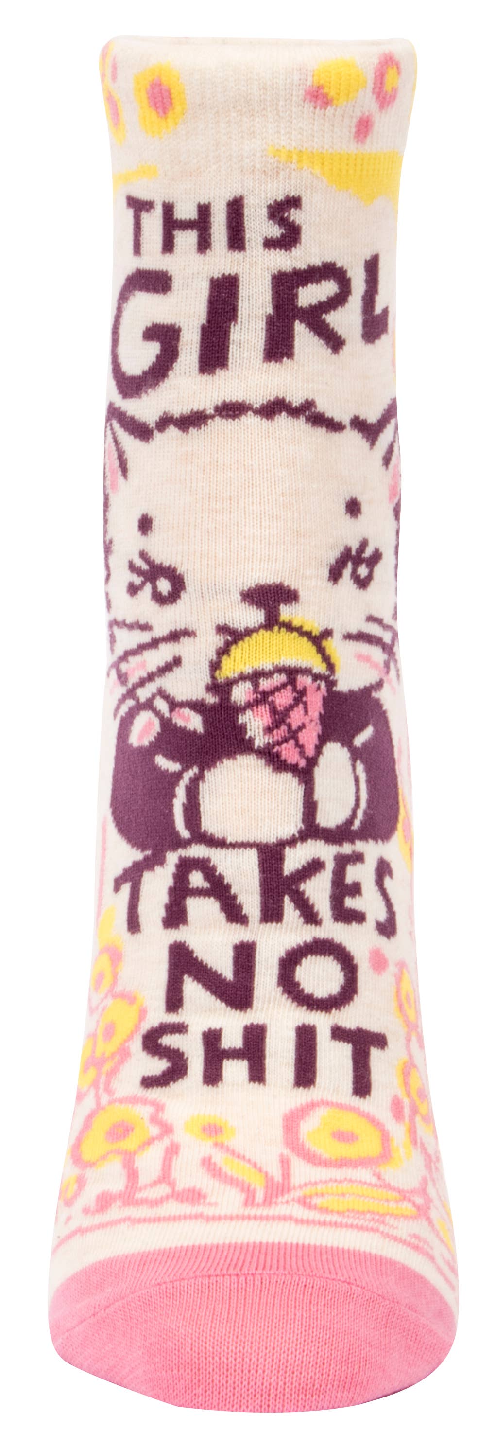 Blue Q Socks SOCKS | THIS GIRL TAKES NO SHIT