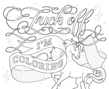 Chronicle Books COLORING BOOK | FUCKING AWESOME