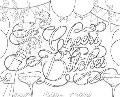 Chronicle Books COLORING BOOK | FUCKING AWESOME