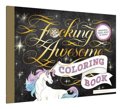 Chronicle Books COLORING BOOK | FUCKING AWESOME