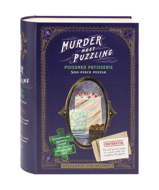 Chronicle Books Jigsaw Puzzles Murder Most Puzzling: Poisoned Patisserie 500-Piece Puzzle