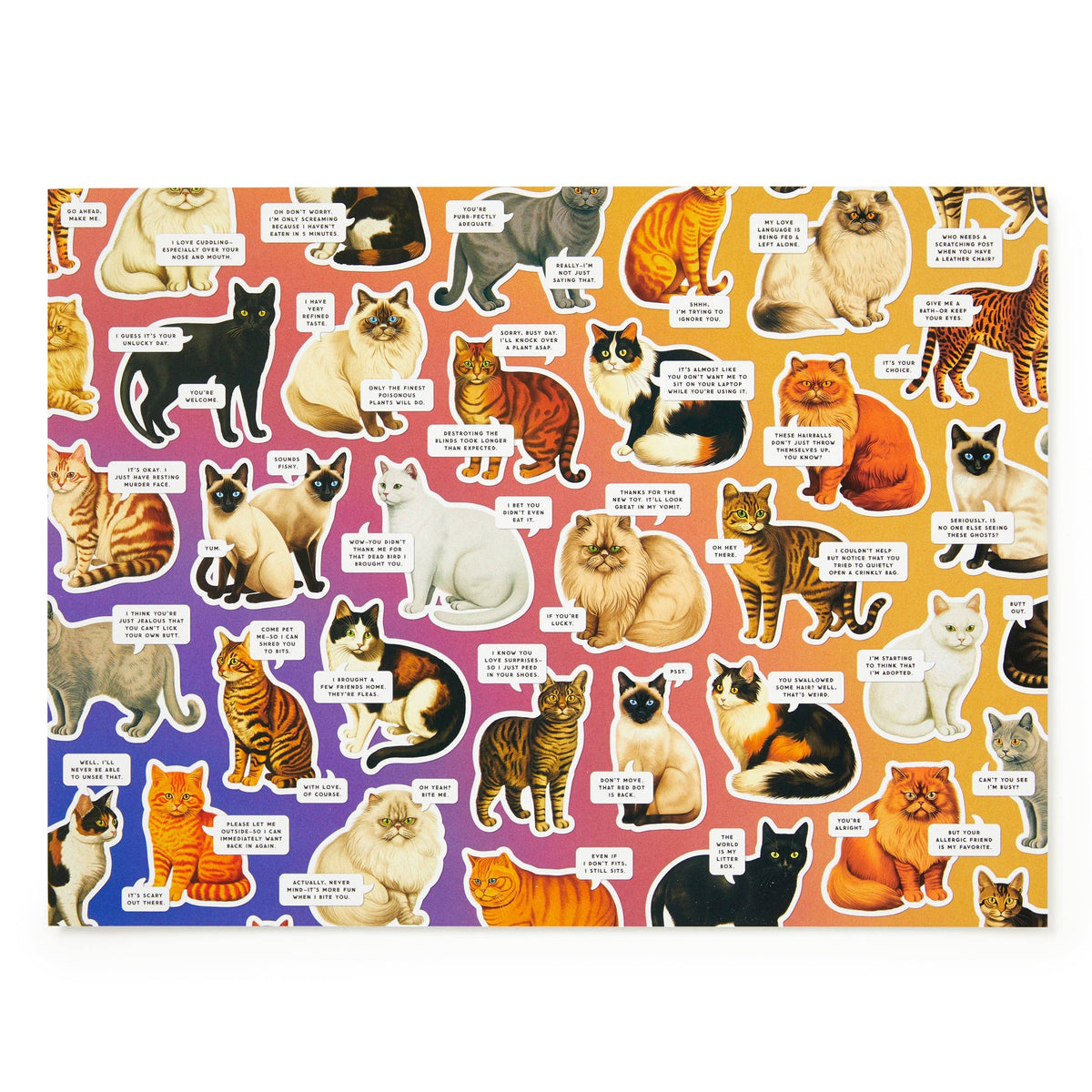 Chronicle Books Jigsaw Puzzles PUZZLE | MOODY CATS