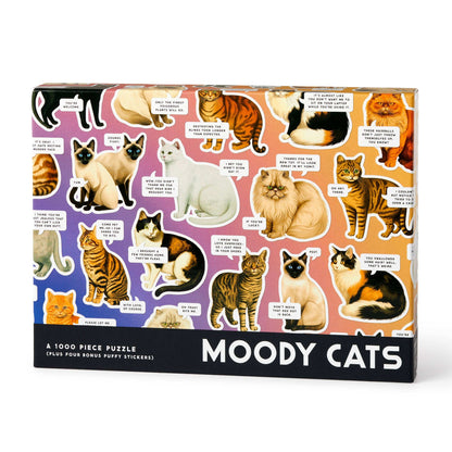 Chronicle Books Jigsaw Puzzles PUZZLE | MOODY CATS
