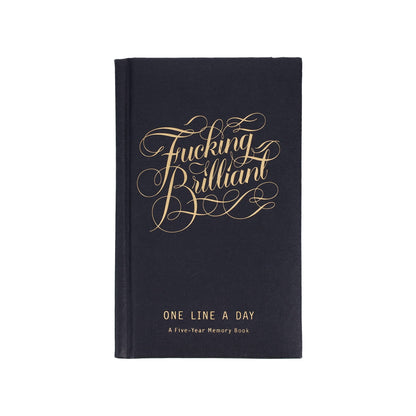 Chronicle Books Journals Fucking Brilliant One Line a Day