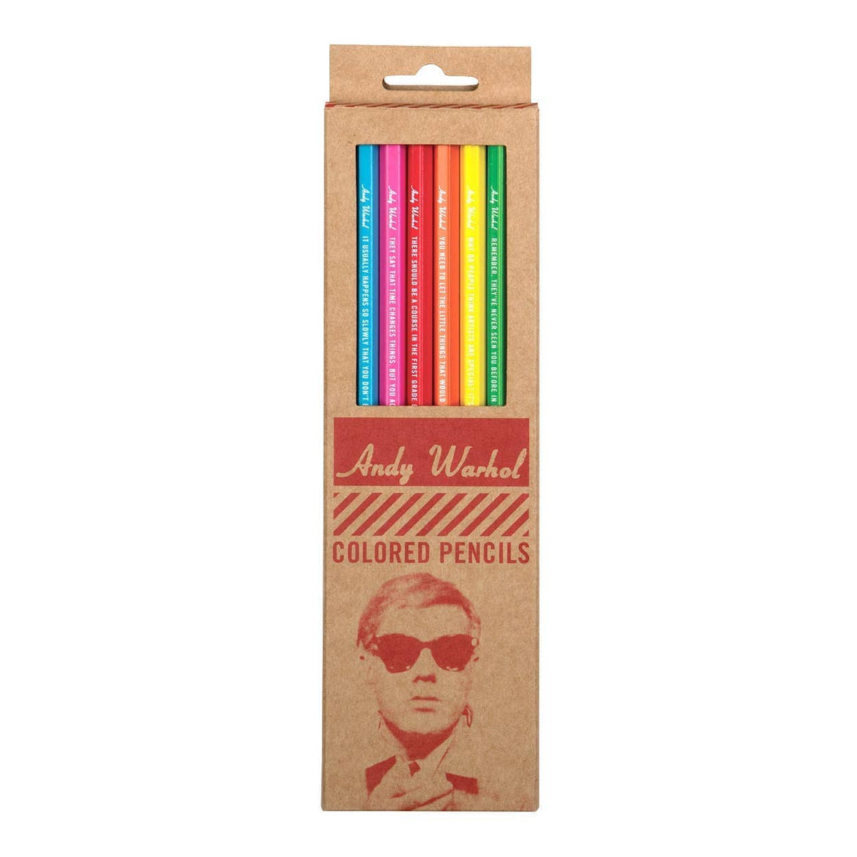 Chronicle Books Pencils COLORED PENCILS | ANDY WARHOL
