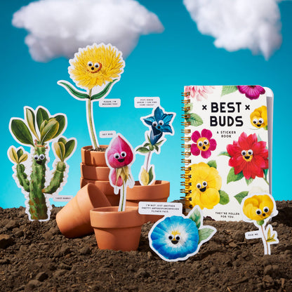 Chronicle Books Stickers Brass Monkey Best Buds Googly Sticker Book