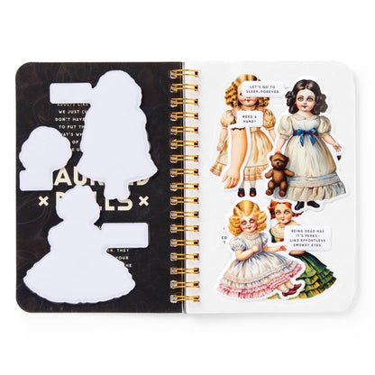 Chronicle Books Stickers Brass Monkey Haunted Dolls Sticker Book