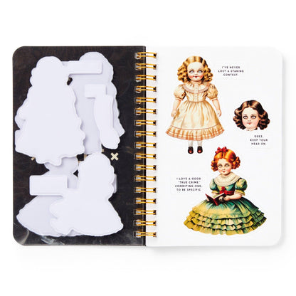 Chronicle Books Stickers Brass Monkey Haunted Dolls Sticker Book