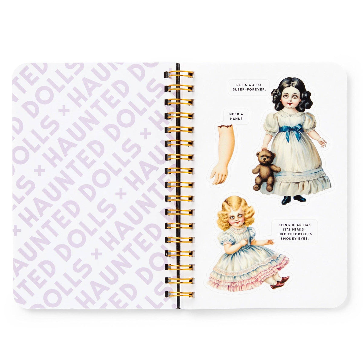 Chronicle Books Stickers Brass Monkey Haunted Dolls Sticker Book