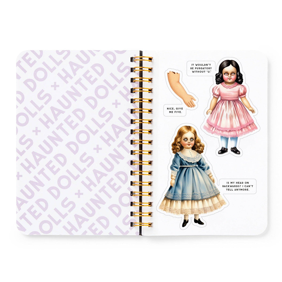 Chronicle Books Stickers Brass Monkey Haunted Dolls Sticker Book