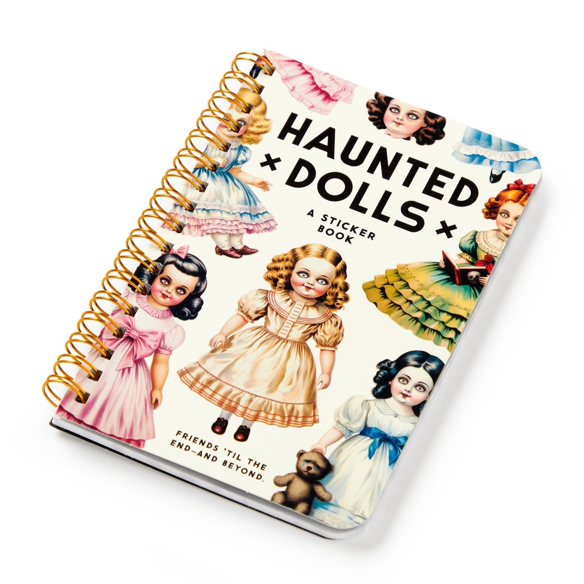 Chronicle Books Stickers Brass Monkey Haunted Dolls Sticker Book