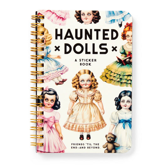 Chronicle Books Stickers Brass Monkey Haunted Dolls Sticker Book