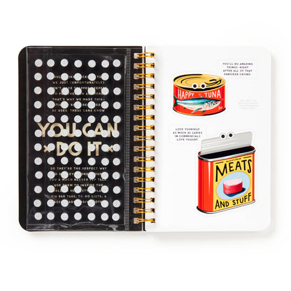 Chronicle Books Stickers Brass Monkey You Can Do It Googly Sticker Book