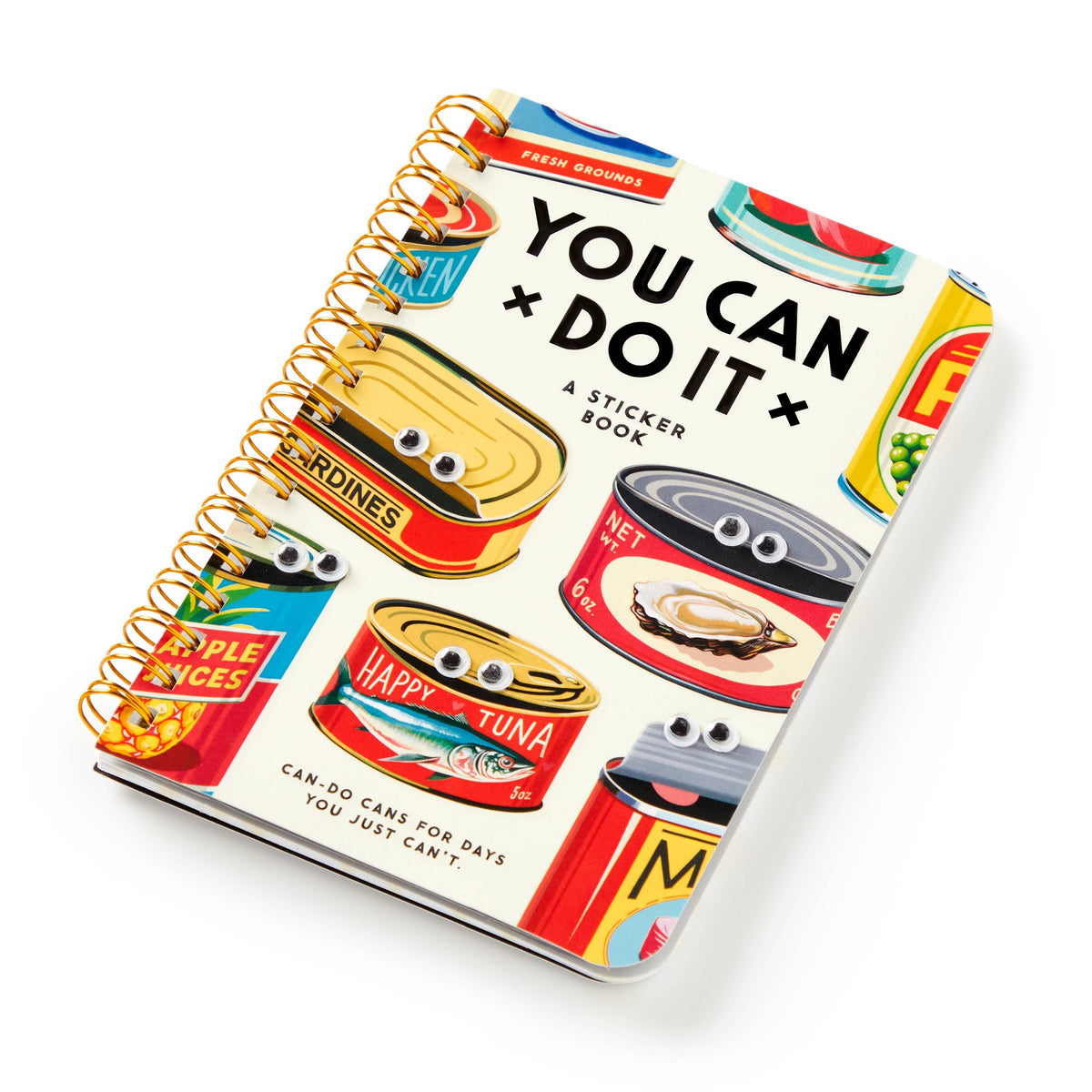 Chronicle Books Stickers Brass Monkey You Can Do It Googly Sticker Book